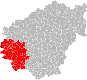 Localisation de Communauté d'agglomération du Bassin de Brive