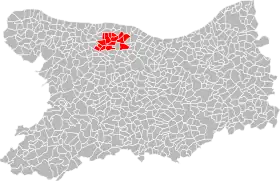 Localisation de Communauté de communes d'Orival