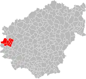 Localisation de Communauté de communes de Juillac-Loyre-Auvézère