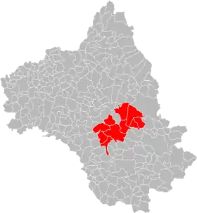 Localisation de Communauté de communes Lévézou-Pareloup