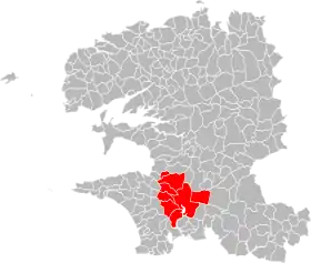 Localisation de Quimper Communauté