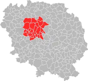 Localisation de Communauté d'agglomération du Grand Guéret