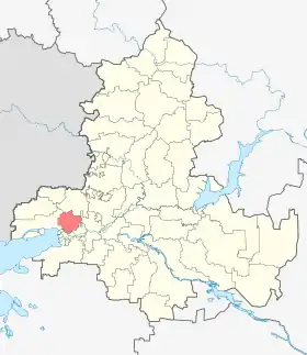 Localisation de Raïon municipal de Miasnikov