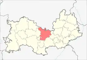 Localisation de Raïon de Staroïe Chaïgovo