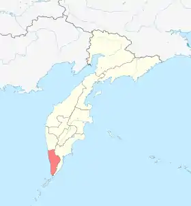 Localisation de Raïon d'Oust-Bolcheretsk