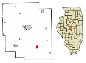 Localisation de Mount Pulaski