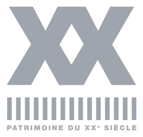 Logo du label « Patrimoine du XXe siècle »