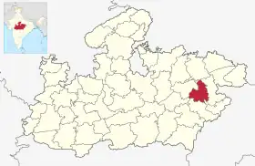 Localisation de District d'Umaria