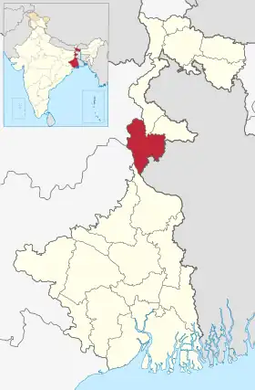 Localisation de District de Malda