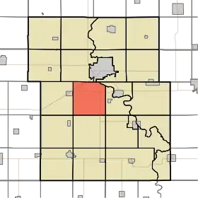 Localisation de Elkhorn Township