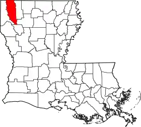 Localisation de Paroisse de Bossier