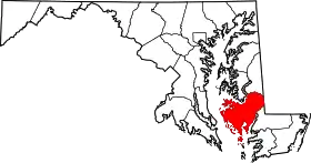 Localisation de Comté de Dorchester(Dorchester County)