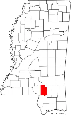 Localisation de Comté de Lamar(Lamar County)