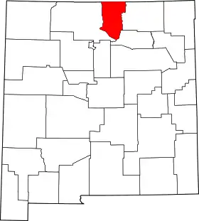 Localisation de Comté de Taos(Taos County)