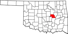 Localisation de Comté d'Okfuskee(Okfuskee County)