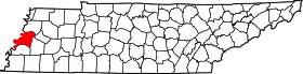 Localisation de Comté de Lauderdale(Lauderdale County)