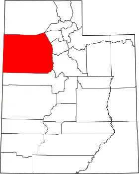 Localisation de Comté de Tooele(Tooele County)