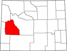 Localisation de Comté de Sublette(Sublette County)