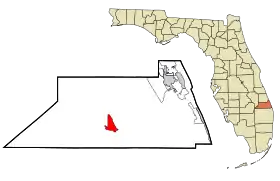 Localisation de Indiantown