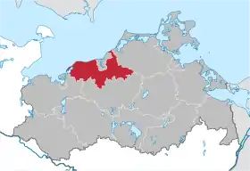 Localisation de Arrondissement de Bad Doberan