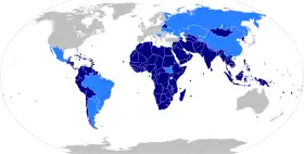 Carte de l'organisation