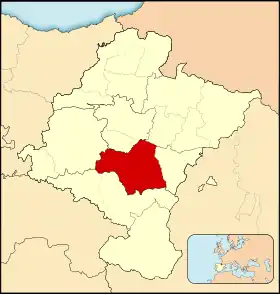 Localisation de Comarque de Tafalla