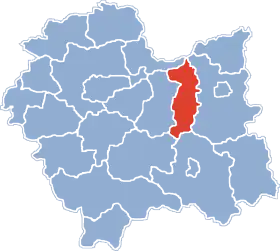 Localisation de Powiat de Brzesko