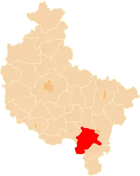 Localisation de Powiat d'Ostrów Wielkopolski