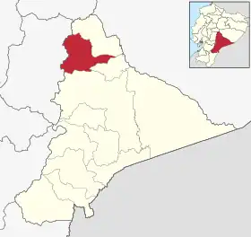 Localisation de Canton de Pablo Sexto