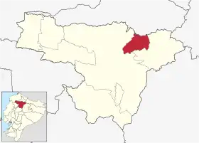 Localisation de Canton de Pedro Moncayo