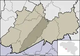 Localisation de Quévy-le-Grand