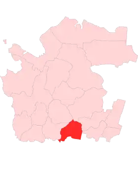 Localisation de Raïon de l'Oustia