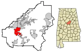 Localisation de Alabaster