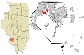 Localisation de Centreville