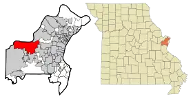 Localisation de Chesterfield