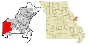 Localisation de Wildwood