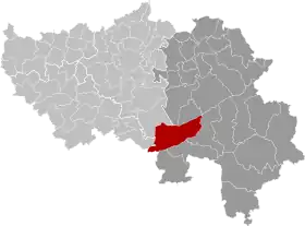 Localisation de La Gleize