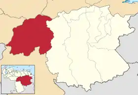 Localisation de Cedeño