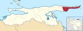 Localisation de Valdez