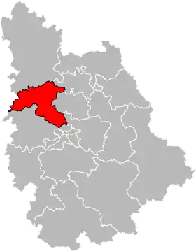 Canton de Migné-Auxances