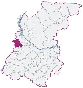 Localisation de Raïon de Volodarsk