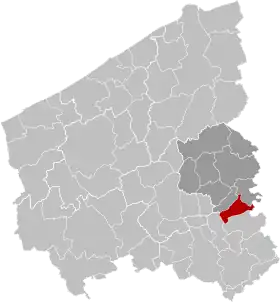 Localisation de Wielsbeke