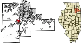 Localisation de Minooka