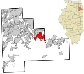 Localisation de Frankfort