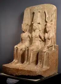 Triade de Ramsès&nbsp;II, Amon et Hathor